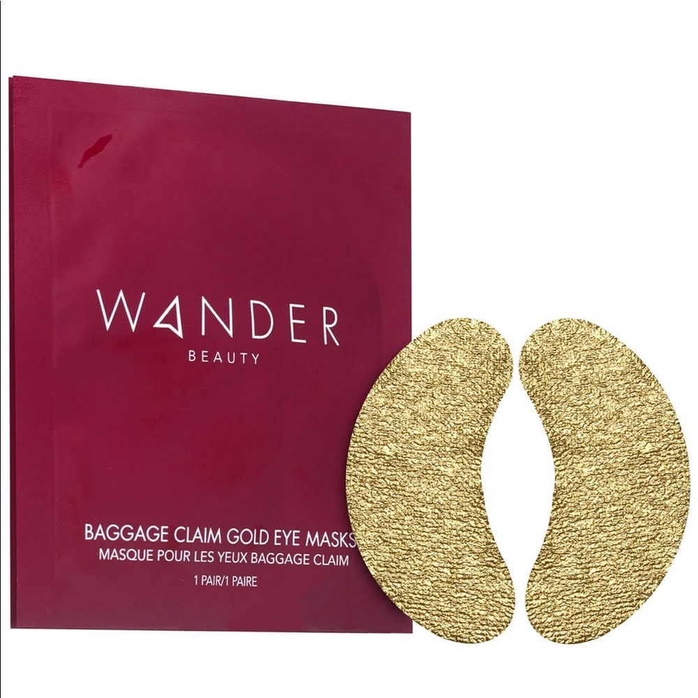 Gold eye masks